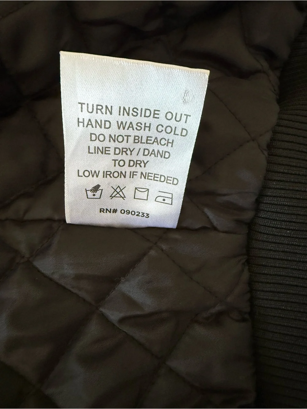 PacSun Black Satin 'UNDRGRND Records' Bomber Jacket with White Embroidery